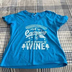 Port and Company Blue Short Sleeve Tee